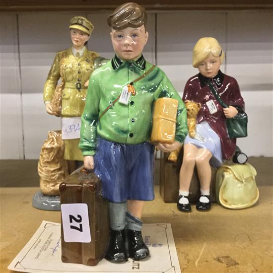 3 Royal Doulton Limited Edition figures